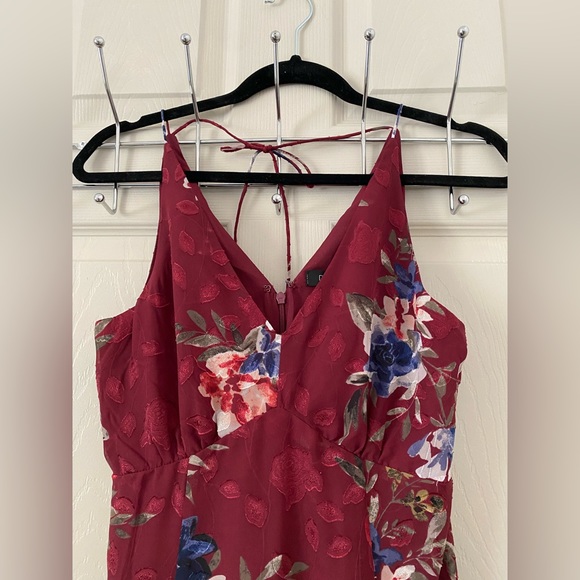 Garage Maxi dress in Dark Red - Picture 2 of 11